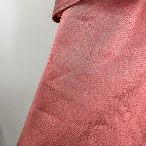 Shona Joy Luxe Frill Satin Wedding Guest Cocktail Dress Rose Women US 8 - Picture 10 of 11